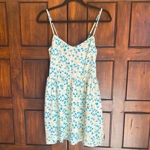 Rieley Green Floral Print Dress